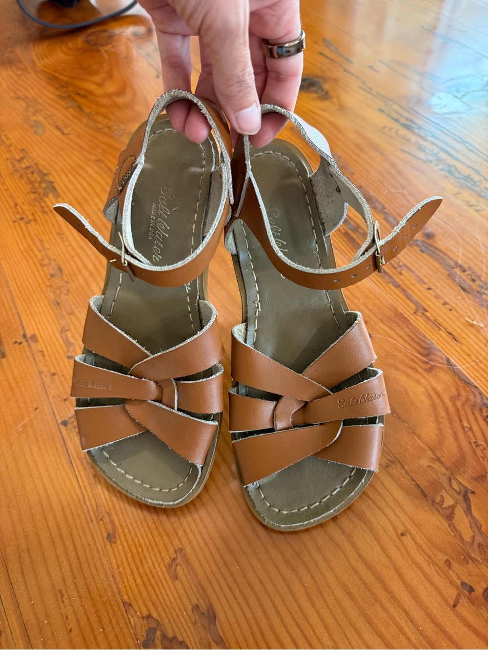 Salt water sandals